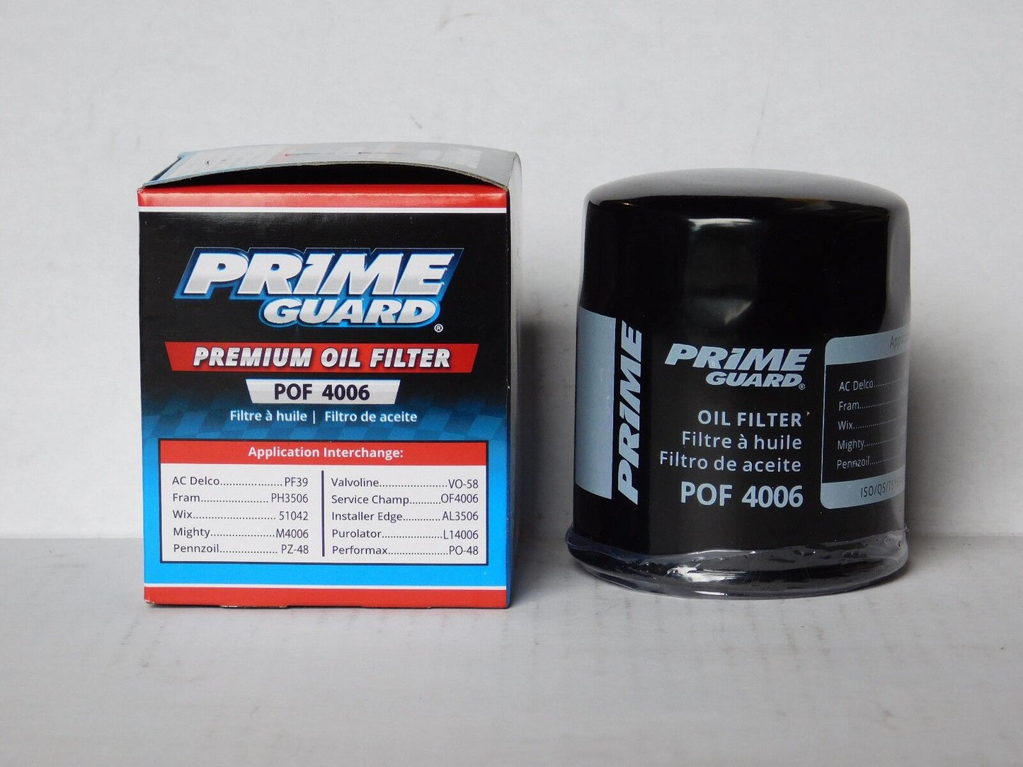 PRIME GUARD PREMIUN OIL FILTER FOR CHEVY/GMC/ISUZU/BUICK/CADILAC/HUMMER/PONTIAC/SAAB PN#POF-4006