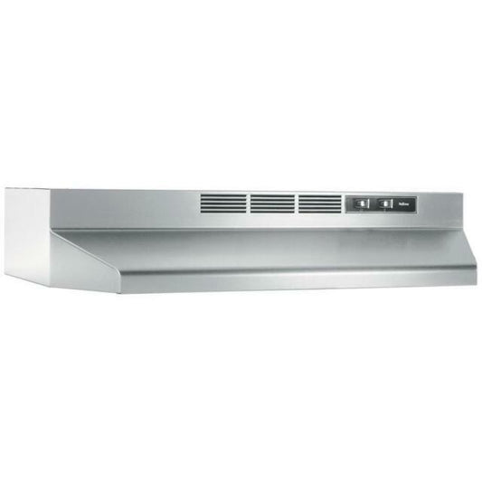 Nutone RL6200 Series 30 in. Ductless Under Cabinet Range Hood with Light in Stainless Steel *UNUSED-DAMAGED*