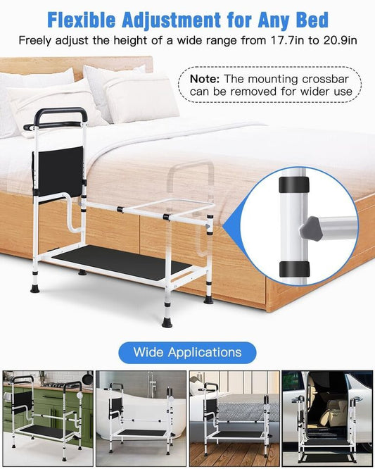 New Hybodies Bed Rails for Elderly Adults Safety, with Sensor Light & Alarm