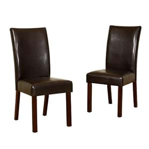 Bowery Hill Dining Chairs in Chocolate Brown (Set of 2)