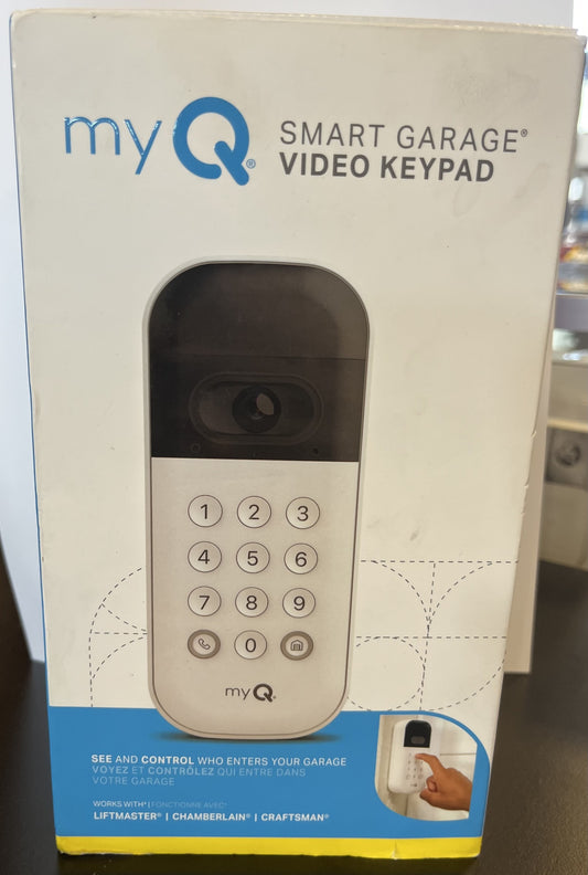 myQ Smart Garage Door Video Keypad