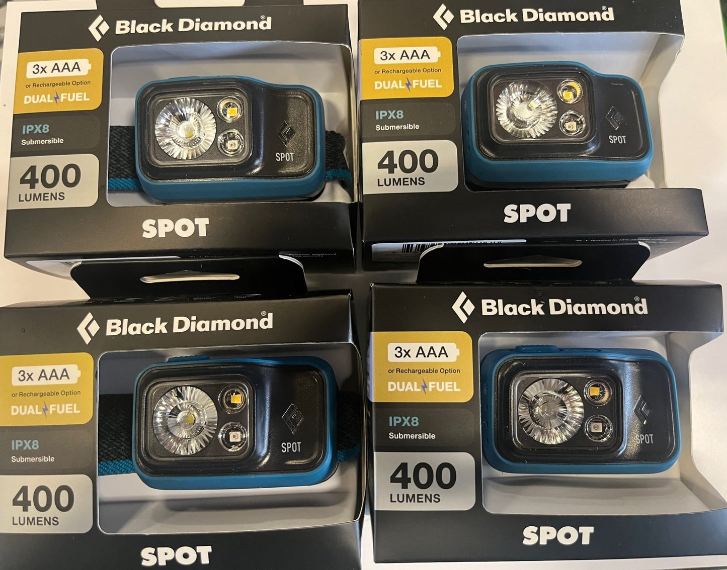 BLACK DIAMOND Spot 400 Lumen LED Headlamp, Azul