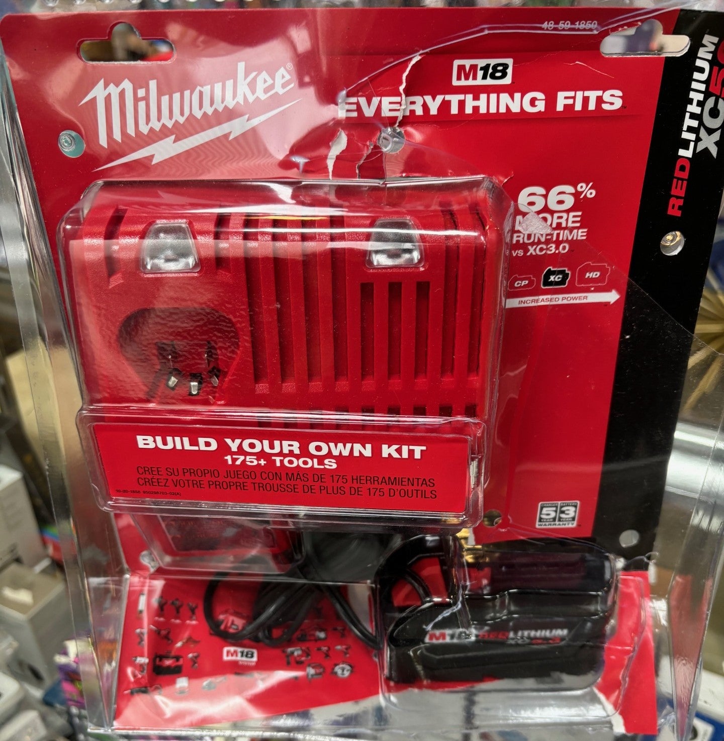 Milwaukee 48-59-1850 M18 Xc 5.0 Starter Kit