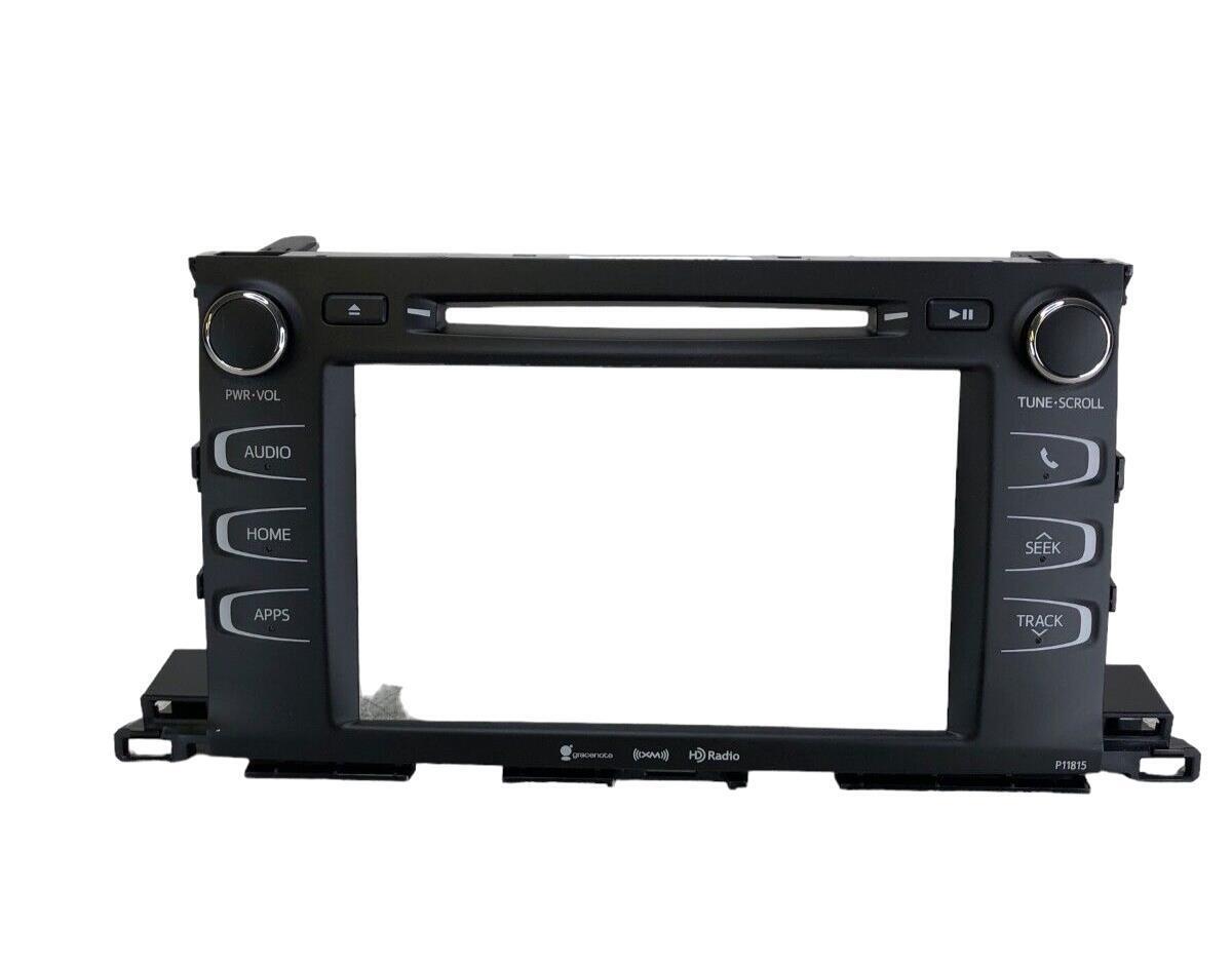 Navigation XM Radio CD Player Dash Trim w/ Buttons P11329 for Toyota Highlander