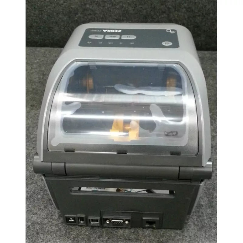 ZEBRA ZD621 Thermal Transfer Desktop Printer 300 dpi Print Width 4 inch USB Serial Ethernet Connectivity ZD6A043-301F00EZ, Requires Thermal Ribbon for Use