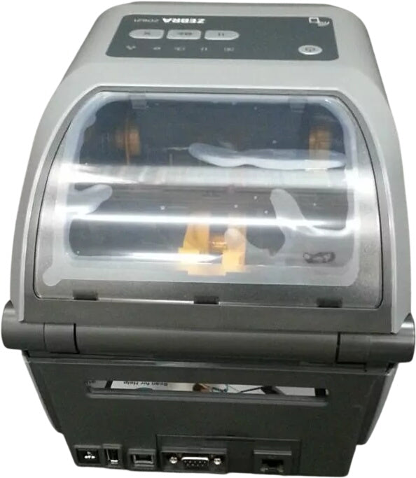 ZEBRA ZD621 Thermal Transfer Desktop Printer 300 dpi Print Width 4 inch USB Serial Ethernet Connectivity ZD6A043-301F00EZ, Requires Thermal Ribbon for Use